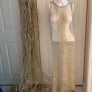 POL NWT Crocheted Fringe Dress